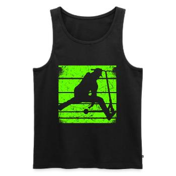 Stunt Scooter Jungen Stuntscooter Kinder Roller - Männer Premium Bio Tank Top - Schwarz - Vorne - AI Model Male 178 light (178cm)