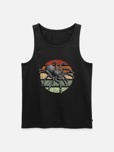 Spiders and tarantulas Tarantula - Men's Premium Organic Tank Top - black