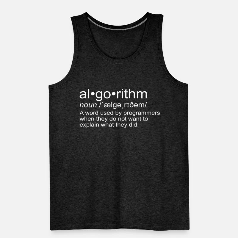 Algorithm for programmers Men's Premium Organic Tank Top