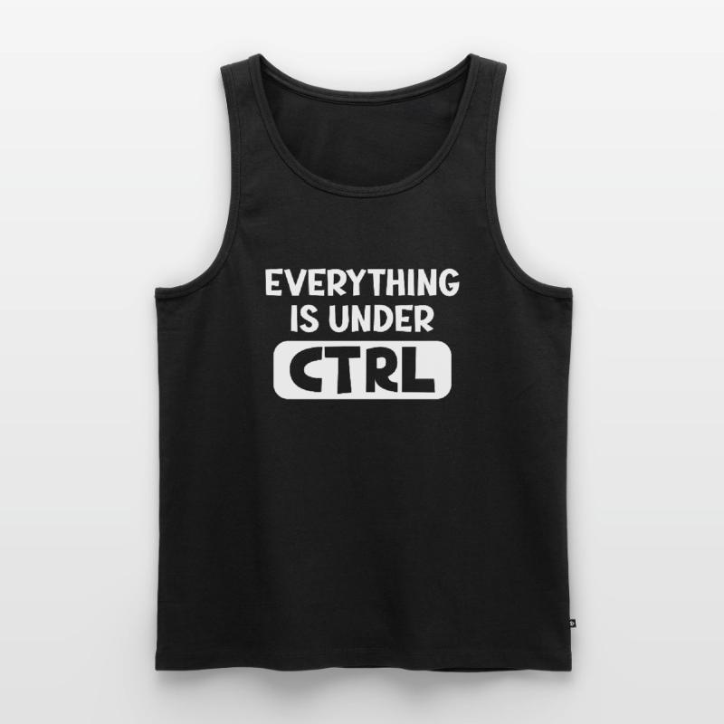Everything is under CTRL Programmierer Männer Premium Bio Tank Top