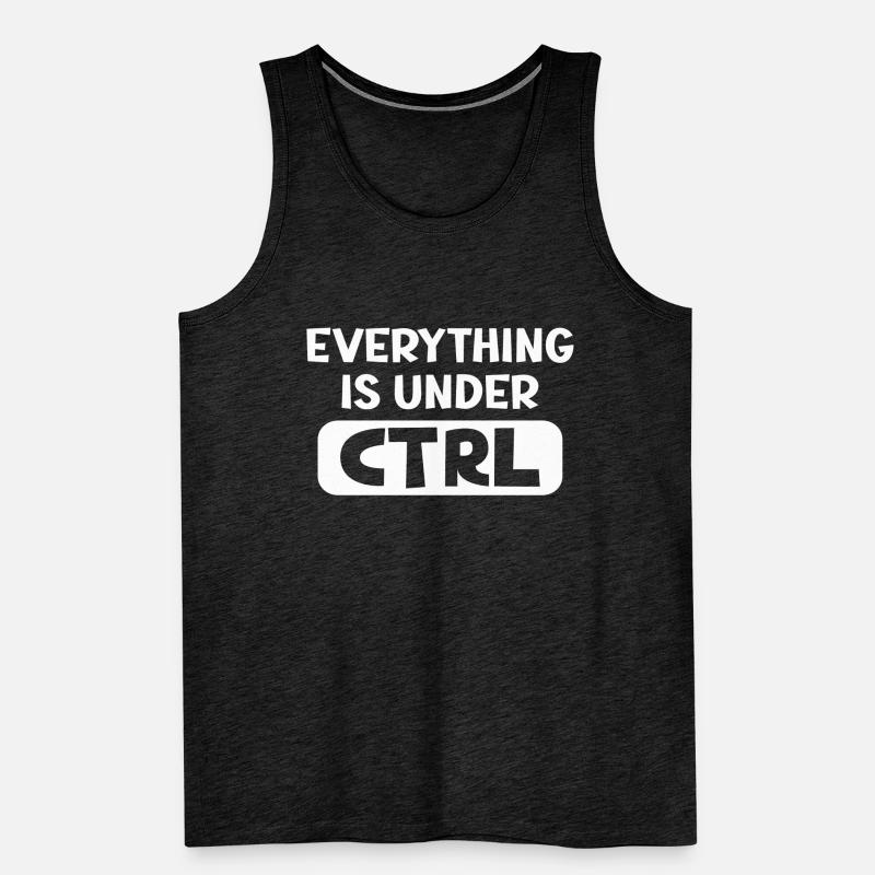 Everything is under CTRL Programmierer Männer Premium Bio Tank Top