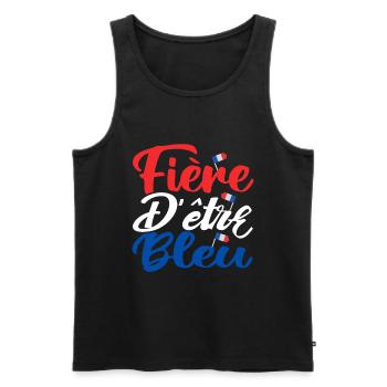 6 - Débardeur bio Premium Homme - noir - Devant - Michal (187cm)