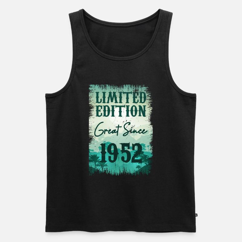 Einzigartig seit 1952 - Männer Premium Bio Tank Top - Schwarz
