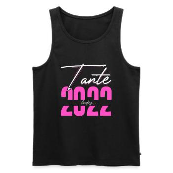 Tante Loading 2022 Babyankündigung Geburt Beste Ta - Männer Premium Bio Tank Top - Schwarz - Vorne - Michal (187cm)