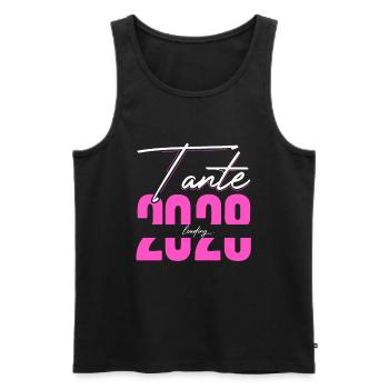 Tante Loading 2028 Babyankündigung Geburt Schwange - Männer Premium Bio Tank Top - Schwarz - Vorne - Michal (187cm)