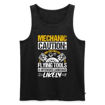Mécanicien Tuning Tuner Car Lover Gift Aut - Débardeur bio Premium Homme - noir - Devant - Michal (187cm)