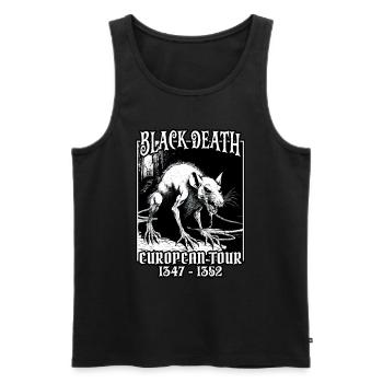 Schwarzer Tod - Männer Premium Bio Tank Top - Schwarz - Vorne - AI Model Male 178 light (178cm)
