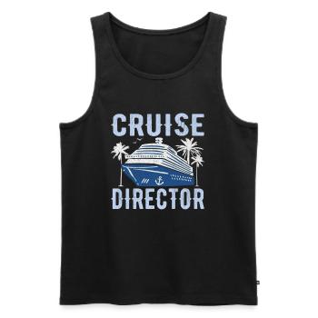 Kreuzfahrt Kreuzfahrtdirektor Directeur de croisière - Débardeur bio Premium Homme - noir - Devant - Michal (187cm)