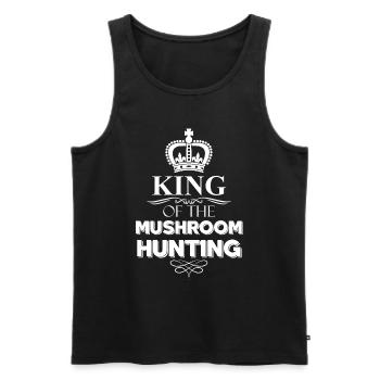 Cueilleurs de champignons et amis champignons - Débardeur bio Premium Homme - noir - Devant - Michal (187cm)