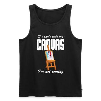 Maler und Lackierer, der Beste und Nervigste Beruf - Männer Premium Bio Tank Top - Schwarz - Vorne - Michal (187cm)