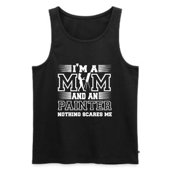 Maler und Lackierer, der Beste und Nervigste Beruf - Männer Premium Bio Tank Top - Schwarz - Vorne - AI Model Male 178 light (178cm)