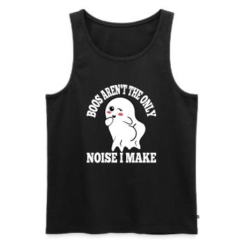 Boos Aren't The Only Noise I Make Witty Playful - Männer Premium Bio Tank Top - Schwarz - Vorne - AI Model Male 178 light (178cm)