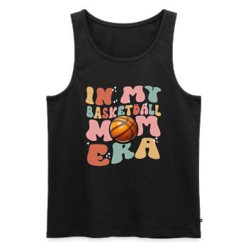 In My Basketball Mom Era - Cute Women's Basketball - Men's Premium Organic Tank Top - black - Front - Michal (187cm)