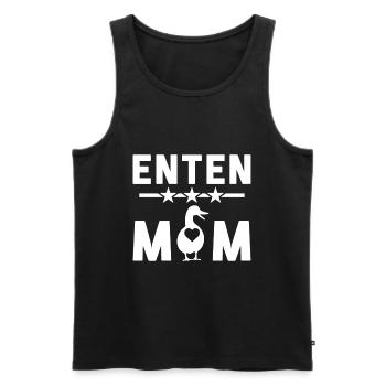 Enten Mom Gummiente Herz Und Sterne Ente - Männer Premium Bio Tank Top - Schwarz - Vorne - Michal (187cm)