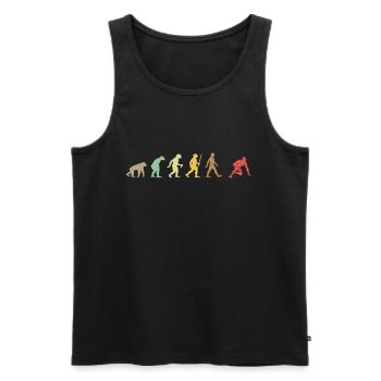 Wrestling Retro Martial Arts Evolution wrestler - Débardeur bio Premium Homme - noir - Devant - Michal (187cm)