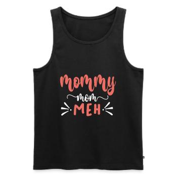 I went from mom to mom to be great - Men's Premium Organic Tank Top - black - Front - AI Model Male 178 light (178cm)