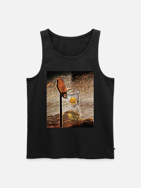 Moonlight Basketball - Men's Premium Organic Tank Top - black