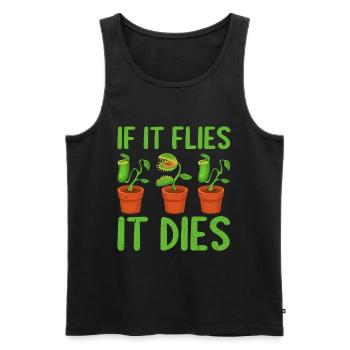 Awesome Day Get More Carnivorous Plants - Men's Premium Organic Tank Top - black - Front - AI Model Male 178 light (178cm)