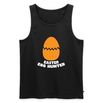 Joyeux lapin de Pâques drôle de jour de Pâques - Débardeur bio Premium Homme - noir - Devant - AI Model Male 178 light (178cm)