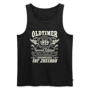Oldtimer Baujahr 1956 Jahrgang Geburtstag Geschenk - Männer Premium Bio Tank Top - Schwarz - Vorne - Michal (187cm)