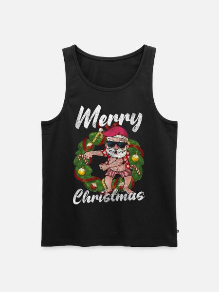 Cadeaux de Noël Enfants - Débardeur bio Premium Homme - noir