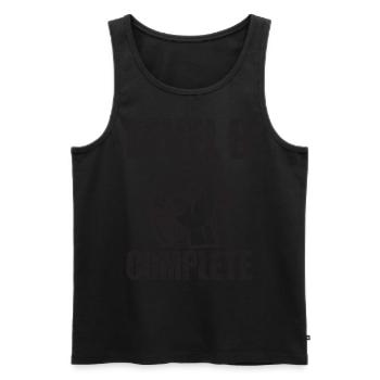 Level 8 Complete Geburtstagsgeschenk 8 Jahre Gamer - Männer Premium Bio Tank Top - Schwarz - Vorne - Michal (187cm)