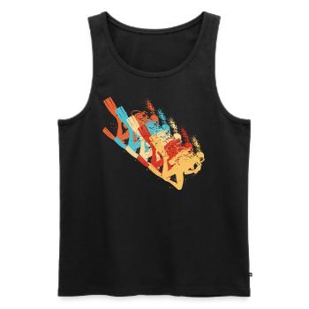 Scuba Tauchen Scuba Taucher Scuba Diver - Männer Premium Bio Tank Top - Schwarz - Vorne - Michal (187cm)