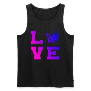 Free Dive Diving Scuba Diver Herren Diver - Männer Premium Bio Tank Top - Schwarz - Vorne - Michal (187cm)