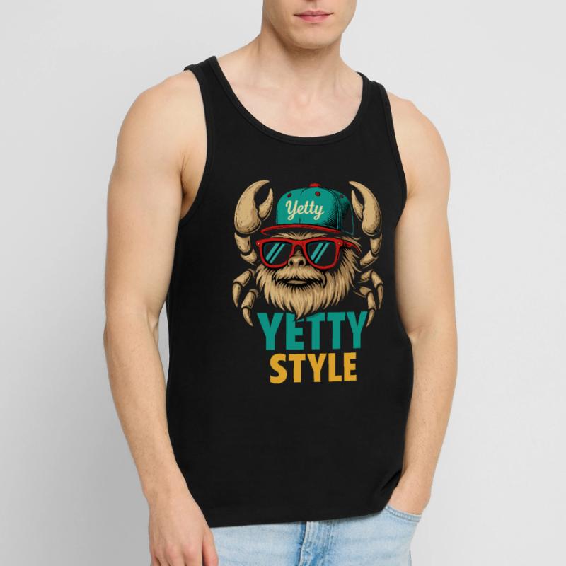 Graphisme Yeti Style Yetty Débardeur bio Premium Homme