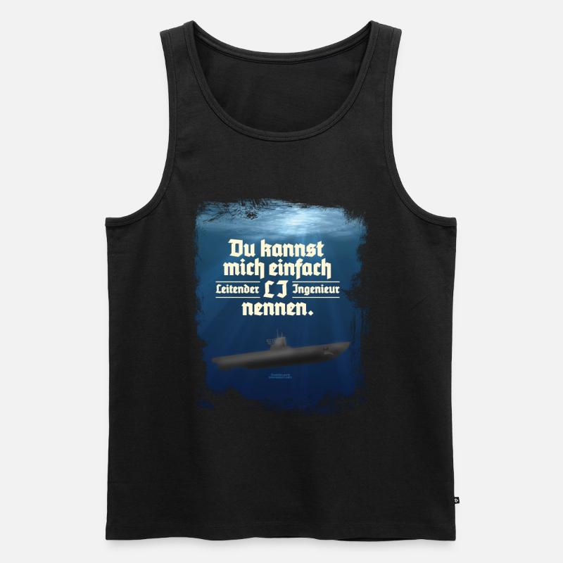 Leitender Ingenieur LI - Männer Premium Bio Tank Top - Schwarz