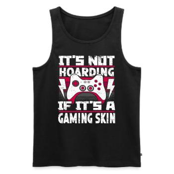 Gamer Gamer Gaming Console Video Games - Men's Premium Organic Tank Top - black - Front - Michal (187cm)