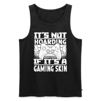 Gamer Gamer Gaming Console Video Games - Men's Premium Organic Tank Top - black - Front - Michal (187cm)