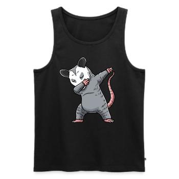 Dabbing Opossum Opossum - Débardeur bio Premium Homme - noir - Devant - Michal (187cm)