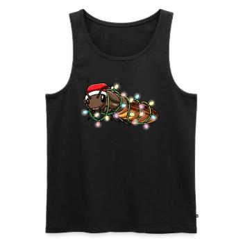 Madagascar Hissing Cockroach Christmas Insect - Men's Premium Organic Tank Top - black - Front - Michal (187cm)
