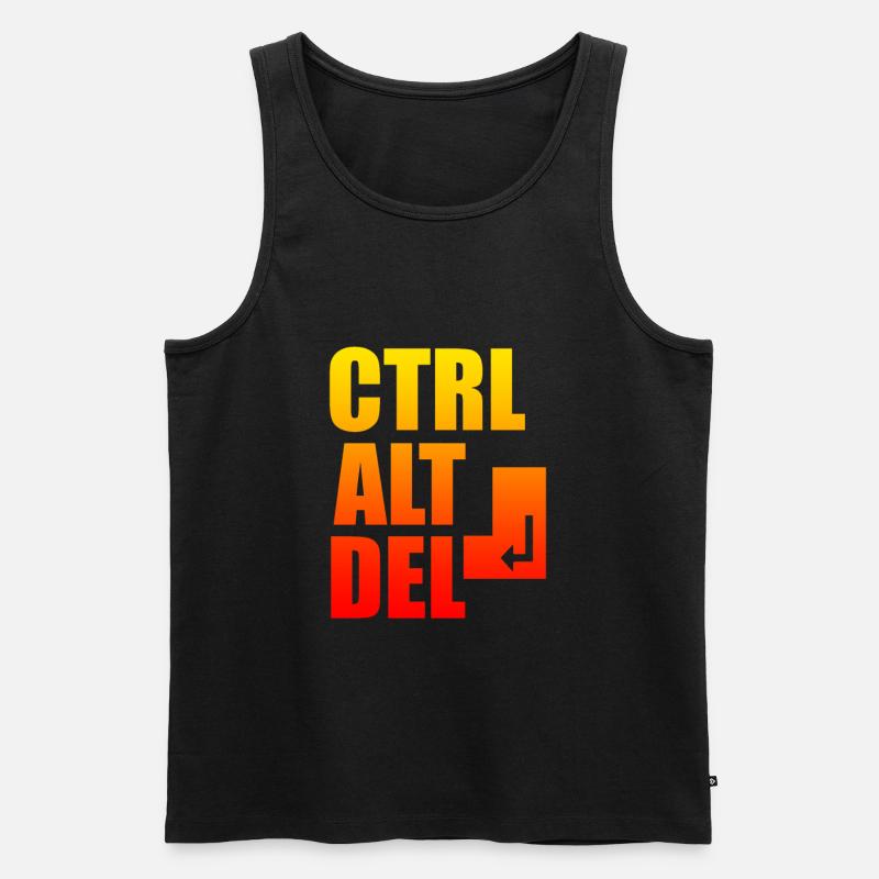 Computer - Männer Premium Bio Tank Top - Schwarz