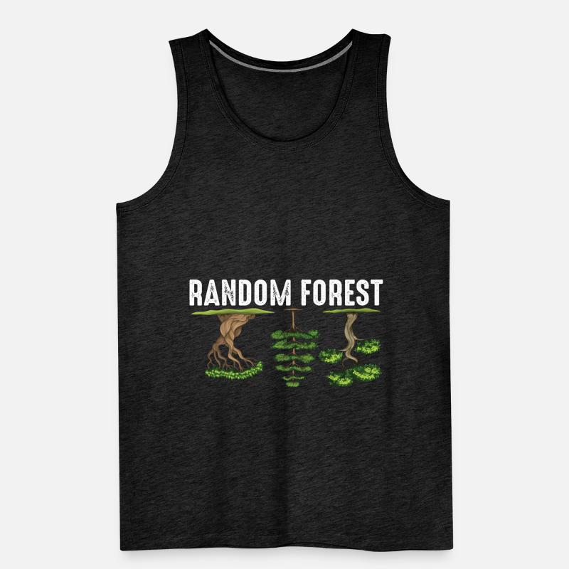 Classification artificielle math forêt aléatoire Débardeur bio Premium Homme