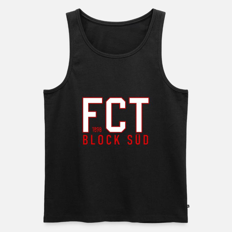 FCT Thun - Männer Premium Bio Tank Top - Schwarz