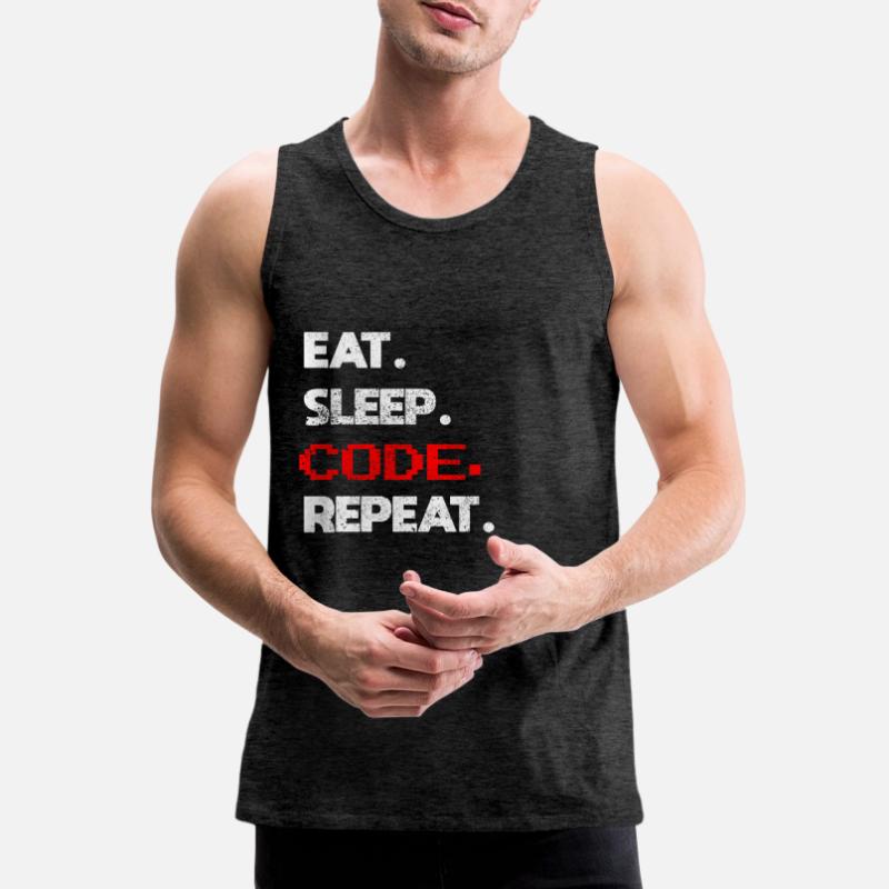 Coder programmer Men's Premium Organic Tank Top