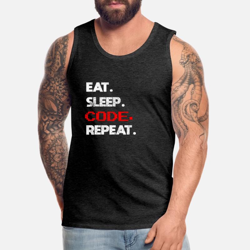 Coder Programmierer Männer Premium Bio Tank Top