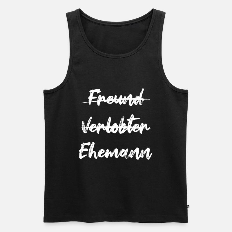 Ehemann - Männer Premium Bio Tank Top - Schwarz
