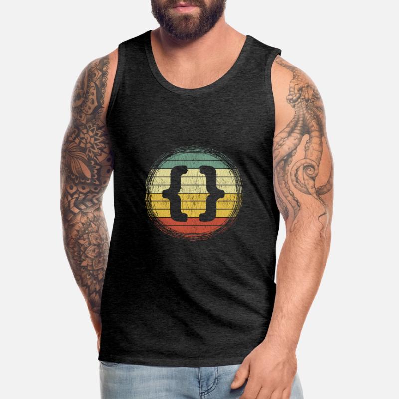 Web developer HTML code CSS programmer Men's Premium Organic Tank Top