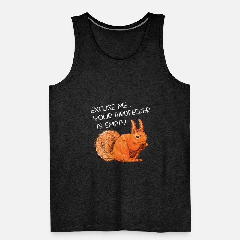Lustiger Eichhörnchen Spruch Männer Premium Bio Tank Top