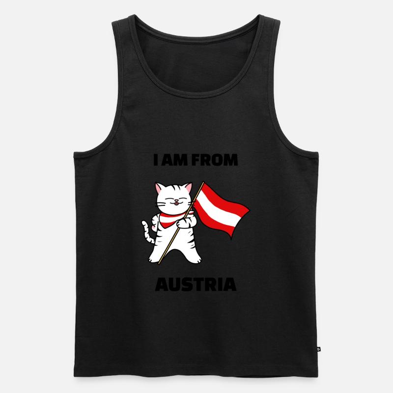 I am from Austria - Männer Premium Bio Tank Top - undefined