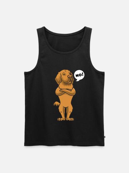 Sturer Hovawart Dog - Men's Premium Organic Tank Top - black