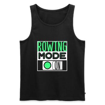 Rowing Rowing Sport - Men's Premium Organic Tank Top - black - Front - Michal (187cm)