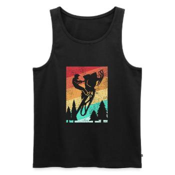 Motoneige motoneige - Débardeur bio Premium Homme - noir - Devant - Michal (187cm)