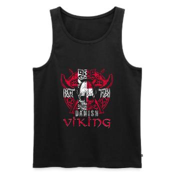 Vikings du Danemark - Débardeur bio Premium Homme - noir - Devant - Michal (187cm)