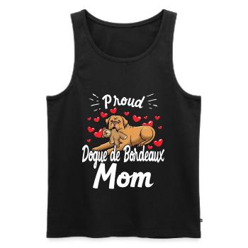 Dogue de Bordeaux Dog Great Dane - Men's Premium Organic Tank Top - black - Front - Michal (187cm)