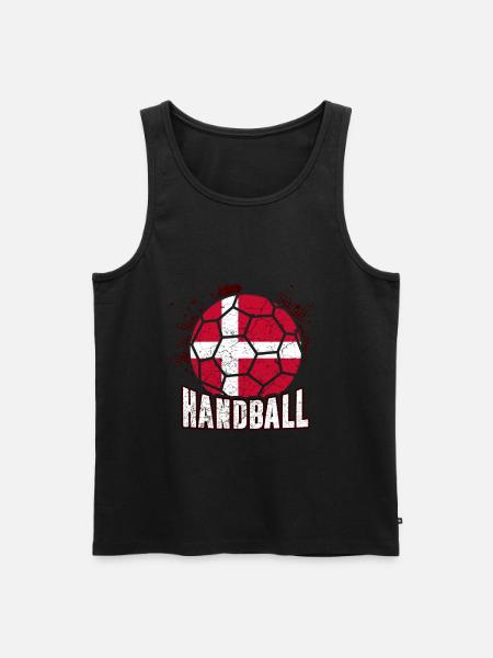 Denmark Handball - Men's Premium Organic Tank Top - black