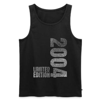 2004 Limited Edition - Männer Premium Bio Tank Top - Schwarz - Vorne - Michal (187cm)